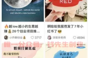 小红书自媒体，小白零基础抄作业，单号月入1500+没问题