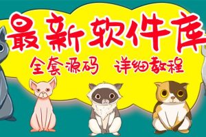 最新软件库完整源码+详细教程 多种变现模式【价值188元-非市面泛滥】