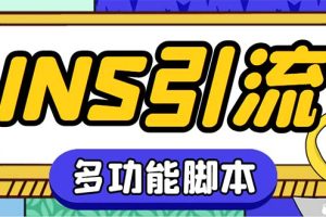 【引流必备】国外instagram平台多功能引流 解封双手自动引流【脚本+教程】