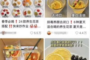 小红书卖养生茶项目，低成本可复制！